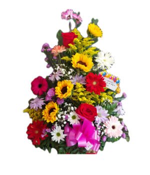 Arreglo de 12 gerberas