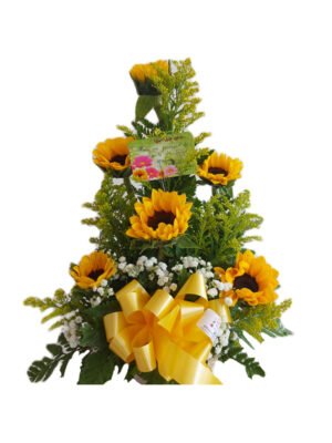Arreglo de 6 girasoles